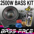 KIT subwoofer / amplificatore / farad / cablaggio